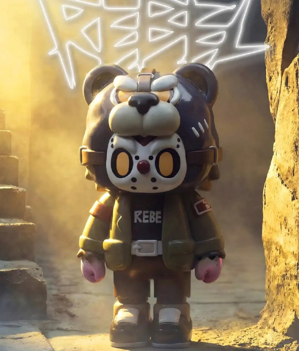 Rebel Bear Monster Series Figure Blind Box