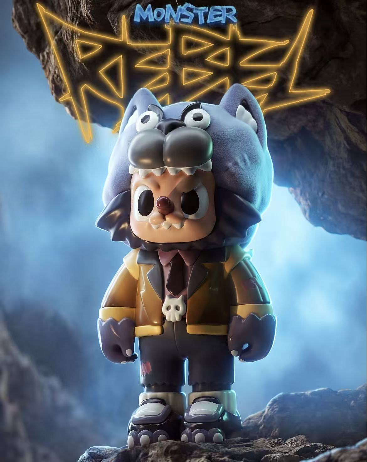 Rebel Bear Monster Series Figure Blind Box