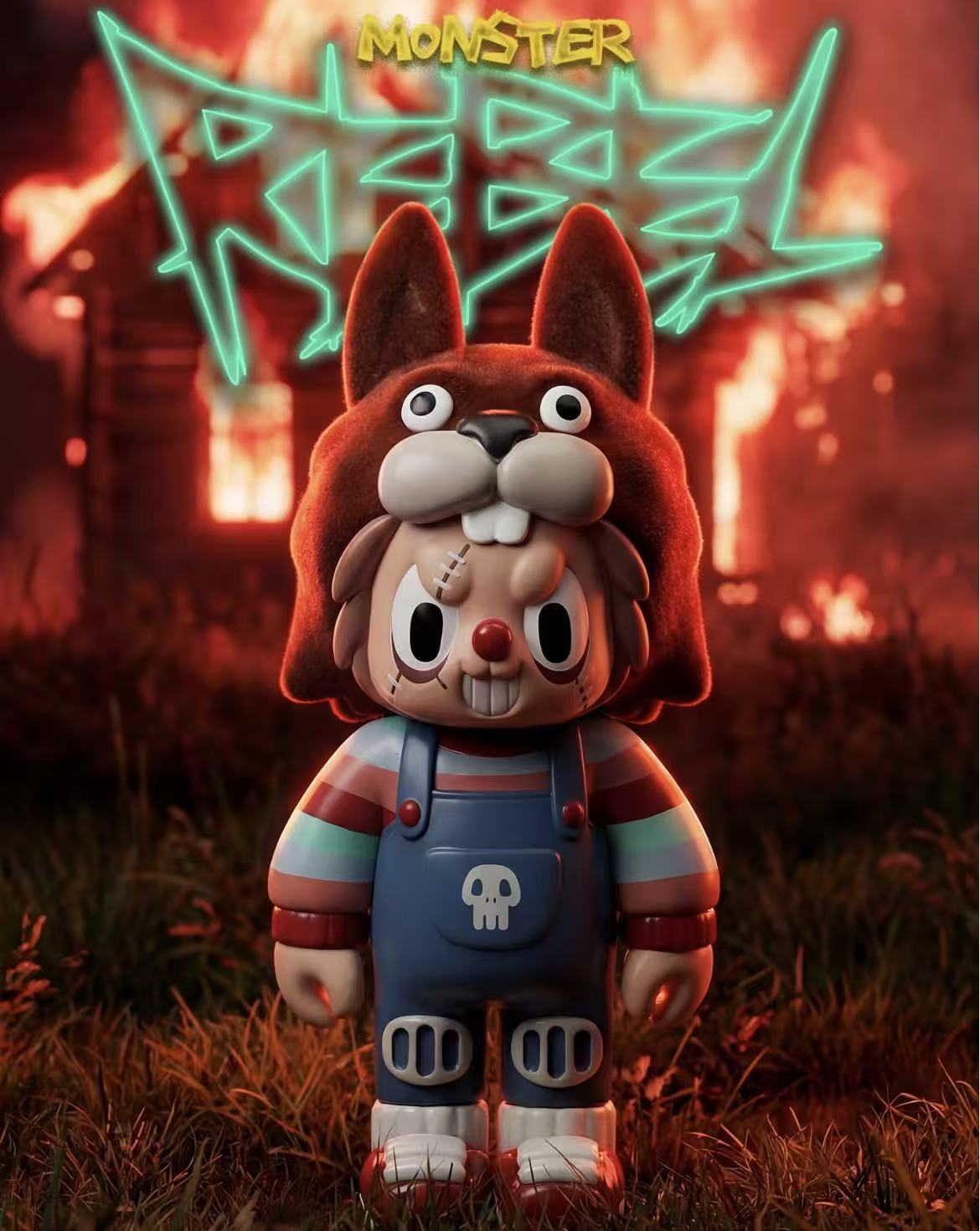 Rebel Bear Monster Series Figure Blind Box