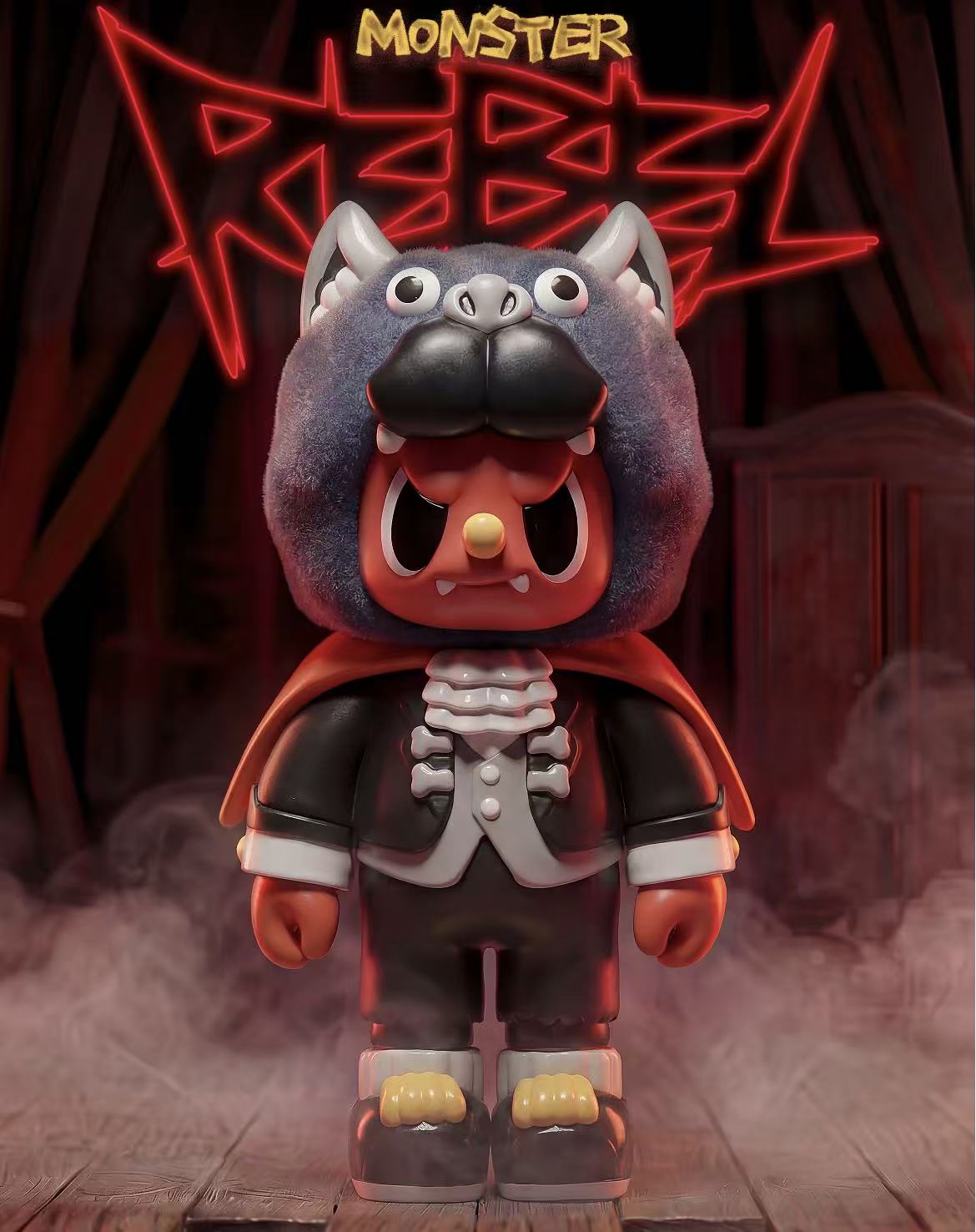 Rebel Bear Monster Series Figure Blind Box