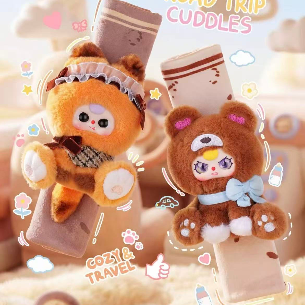 Baby Three Car Seatbelt Plush Series Blind Box
