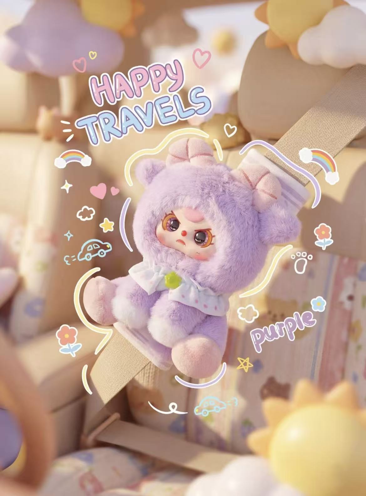 Baby Three Car Seatbelt Plush Series Blind Box