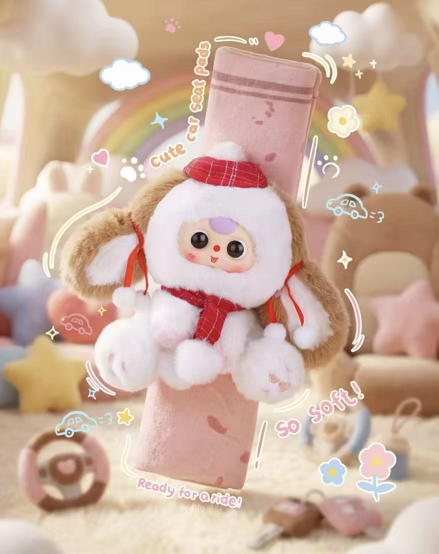 Baby Three Car Seatbelt Plush Series Blind Box