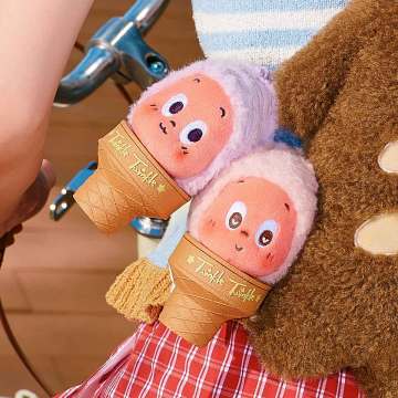 MOON GELATO Series-Ice Cream Plush Pendant Blind Box