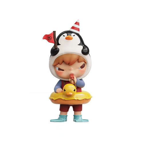 (Pre-Order) Hirono Penguin Lifeguard Series Hanging Card