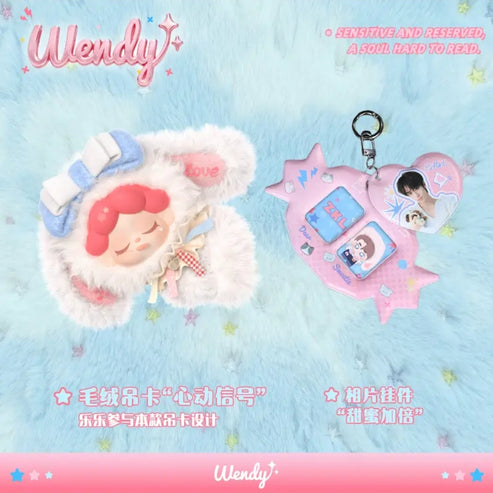 DODO SUGAR Wendy & RARA & Tinnaya & Penny Plush Series Hanging Card
