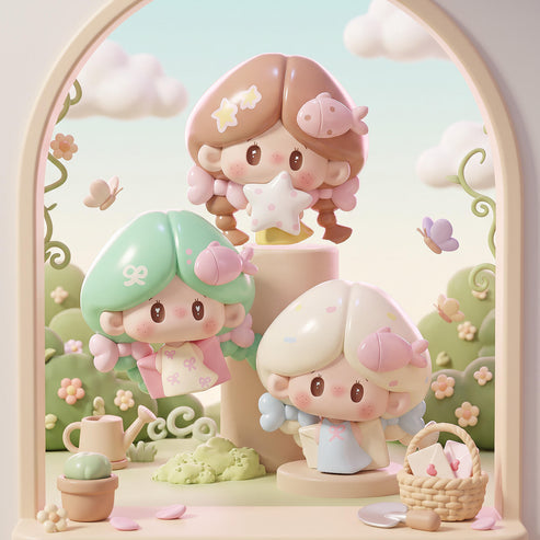 Hello Fishy Young Girl's Heart Minibean Series Blind Box