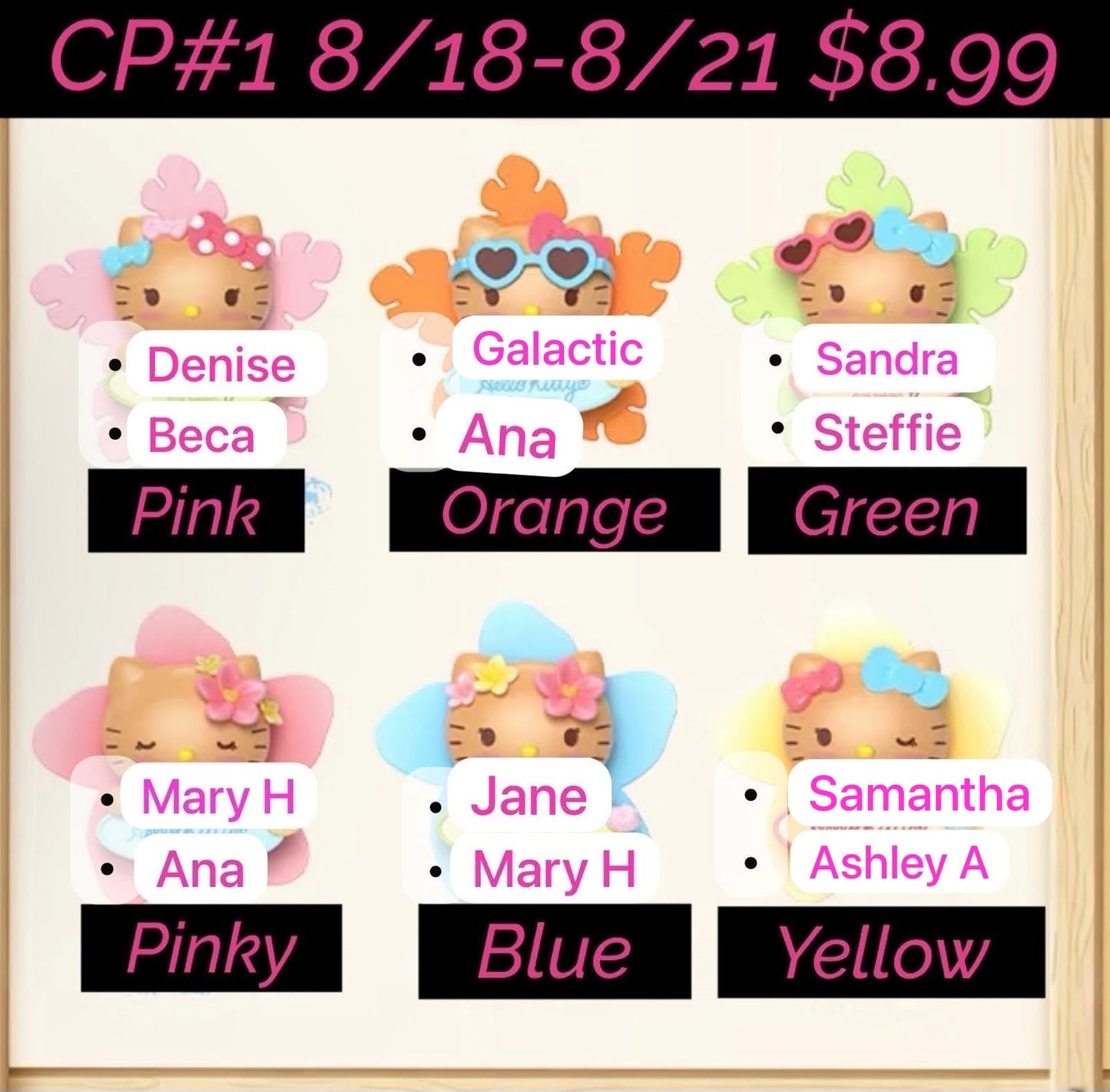 (Pre-Order) Hello Kitty Let’s Go To The Beach Series Car Air Freshener
