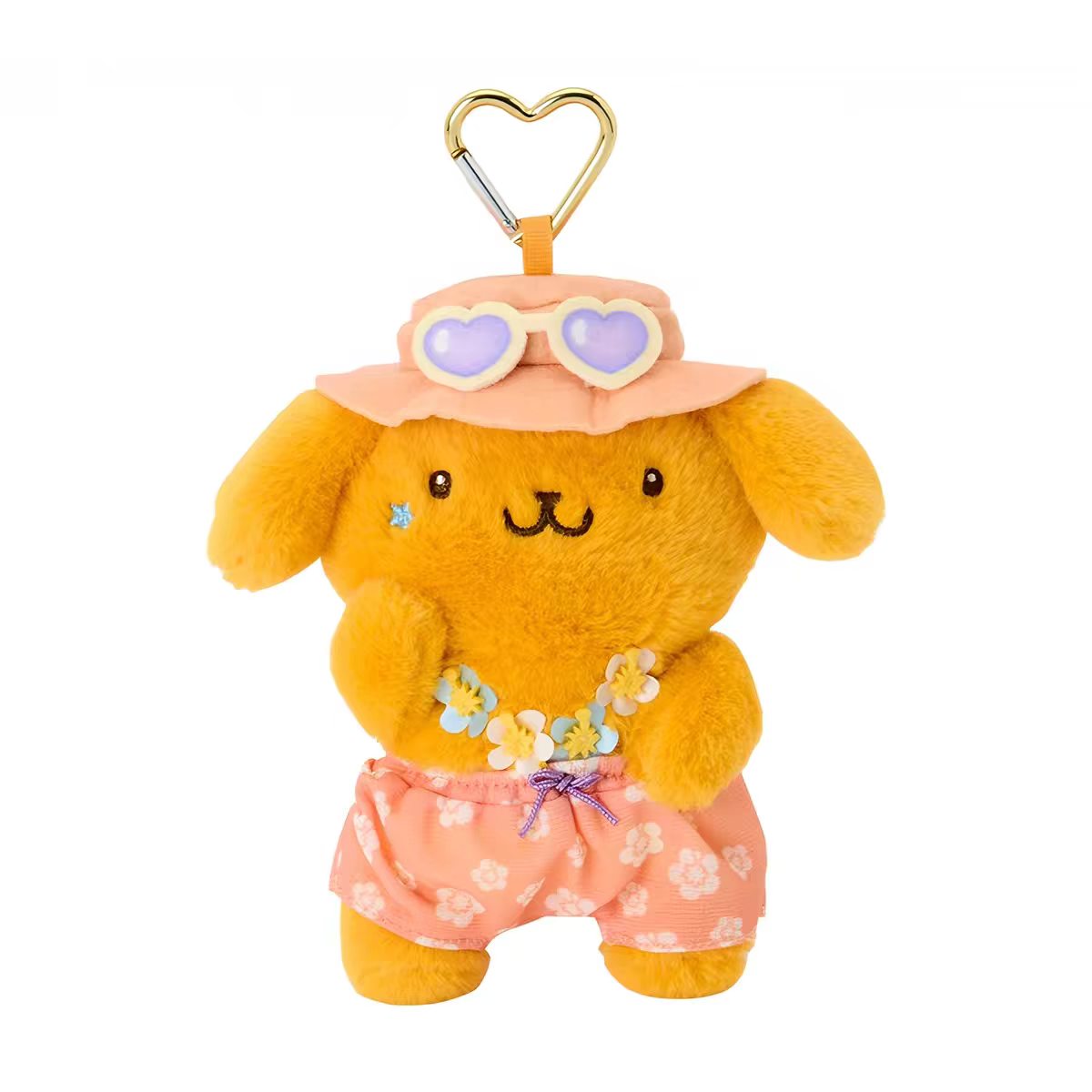 (Pre-Order) Sanrio Summer Sun‑Bathing Series Plush Charm