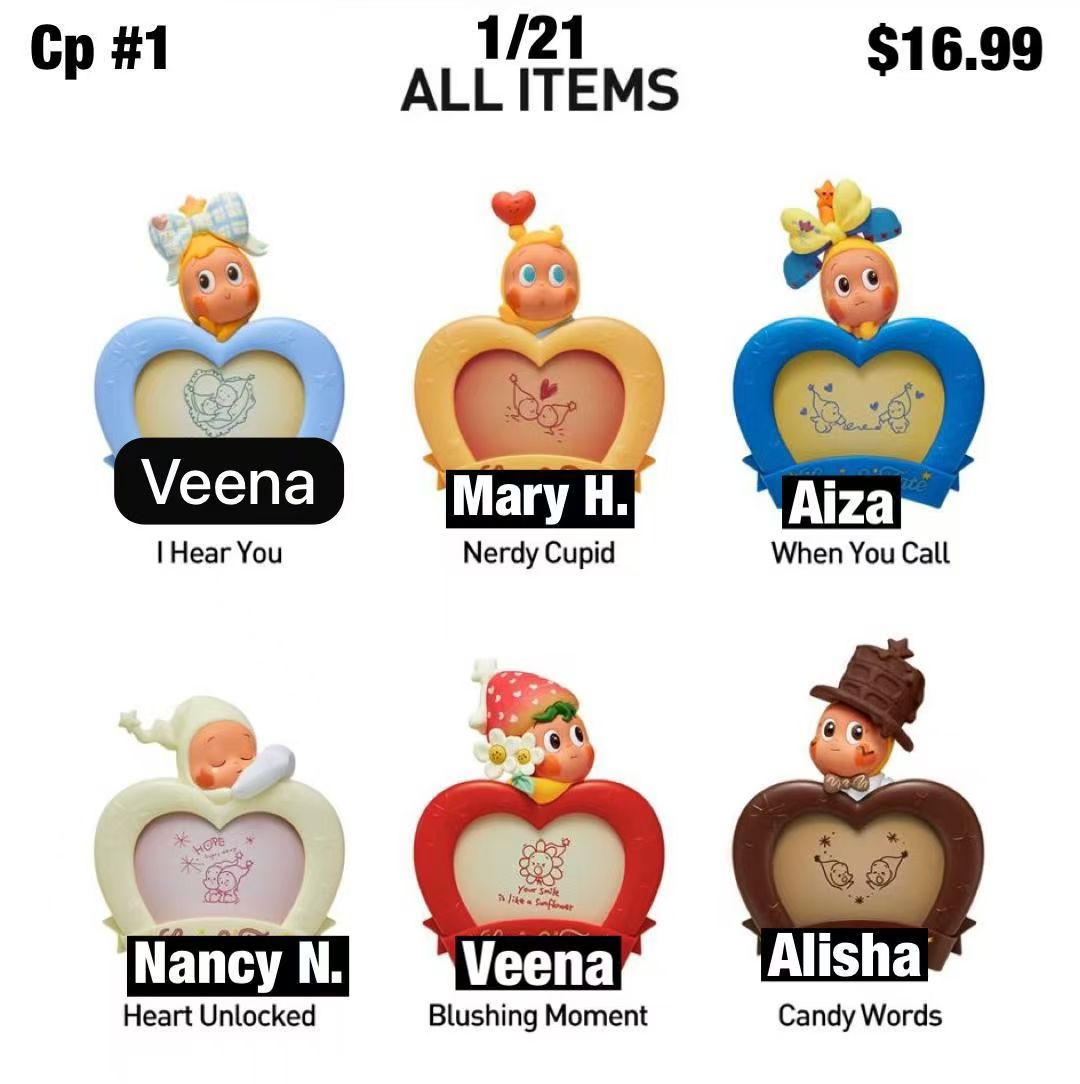 Twinkle Twinkle Crush On You Series Photo Frame Fridge Magnet Blind Box