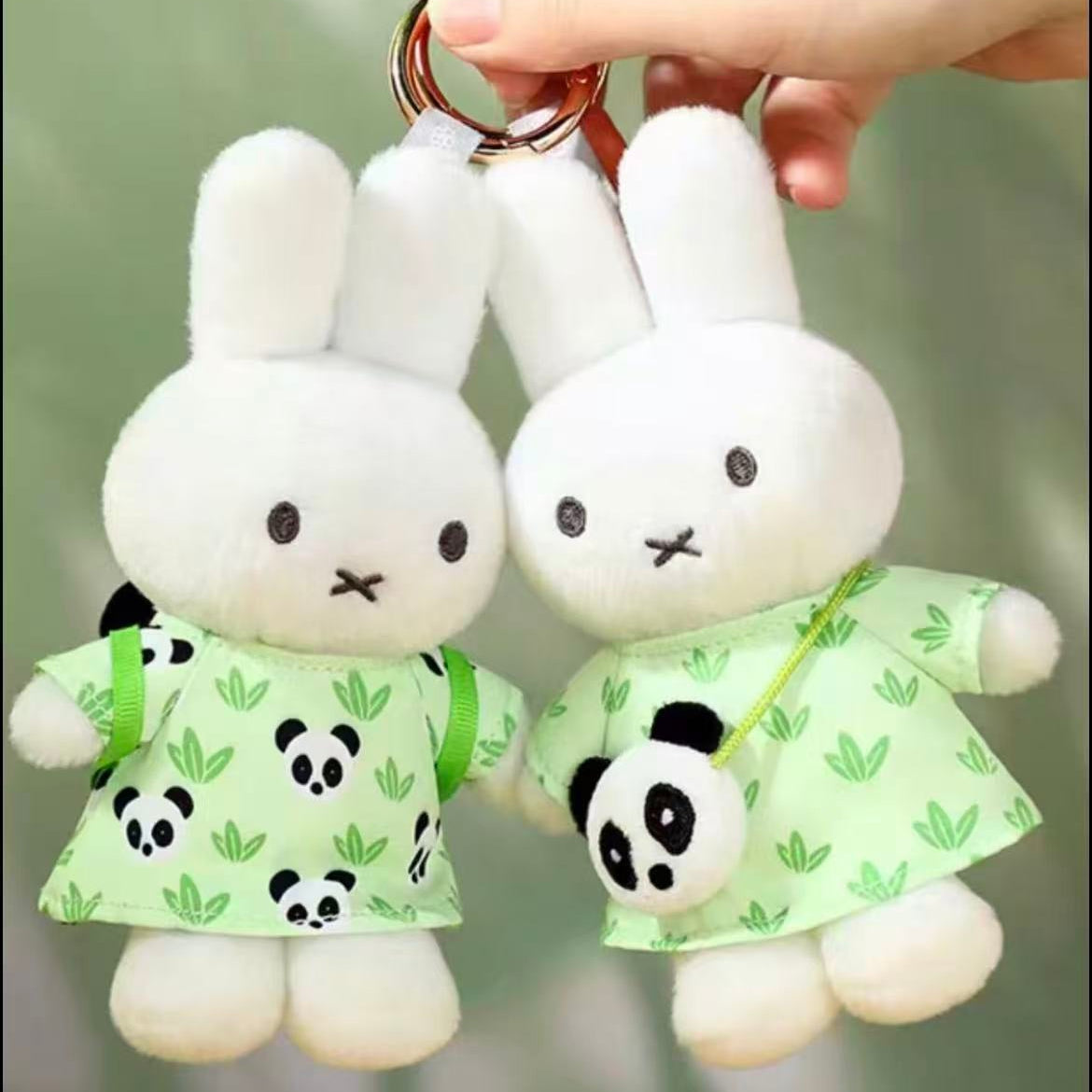 (Pre-Order) VIPO x Miffy Panda Series Plush Keychain