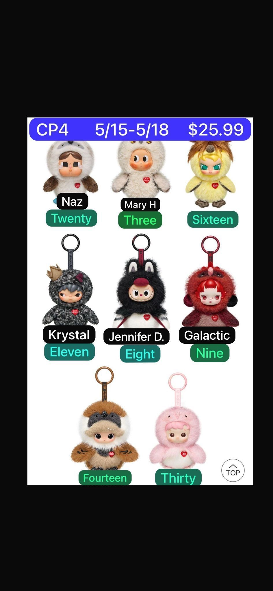(Pre-Order)POP MART Dear Birds Plush Series Blind Box