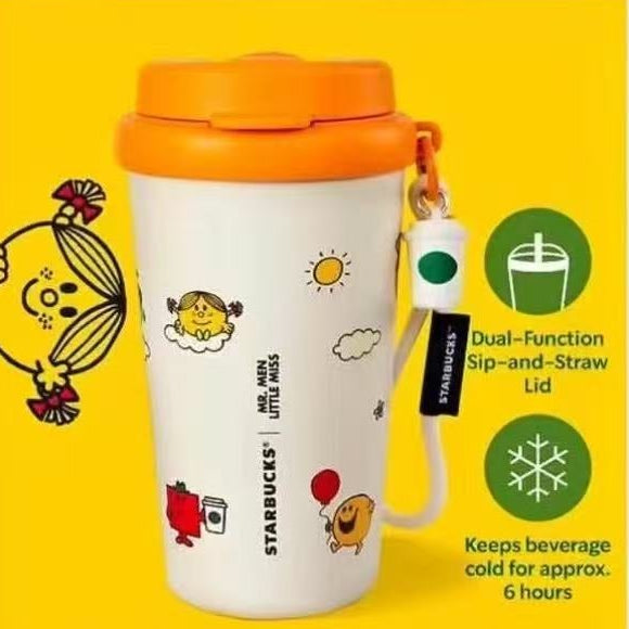 (Pre-Order) Starbucks × Mr. Men Little Miss Limited Water Cup(Ship in Nov.)