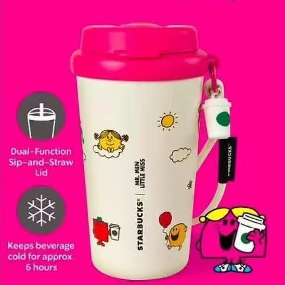 (Pre-Order) Starbucks × Mr. Men Little Miss Limited Water Cup(Ship in Nov.)