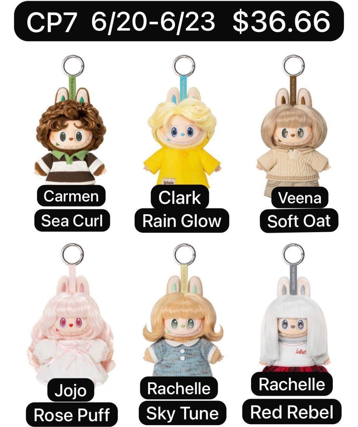 (Pre-Order)The Monsters Hair Salon Series Plush Blind Box