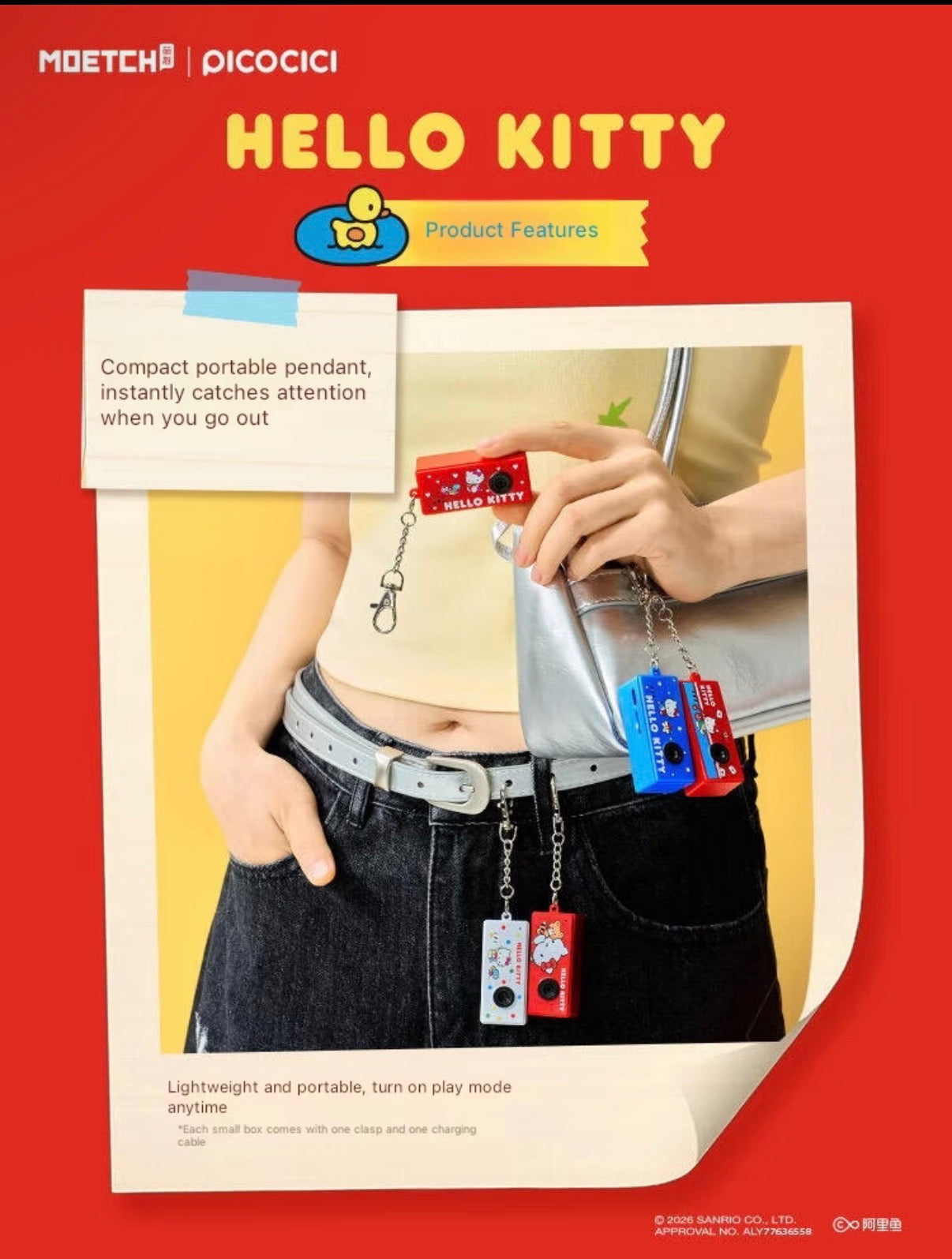 (Pre-Order) Hello Kitty "Playtime" Mini Camera