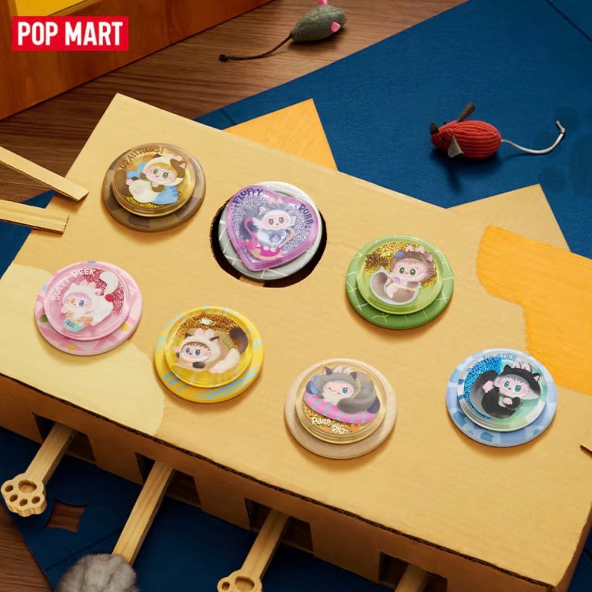 (Pre-Order) Pop Mart · THE MONSTERS CAT MODE ON Series Magnetic Phone Holder Blind Box