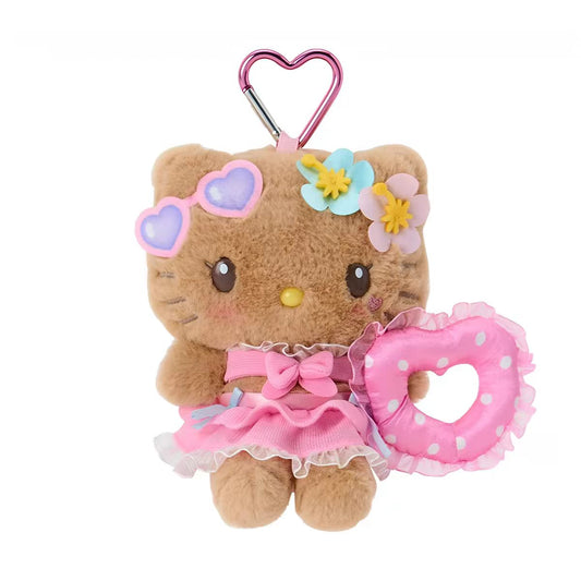 (Pre-Order) Sanrio Summer Sun‑Bathing Series Plush Charm