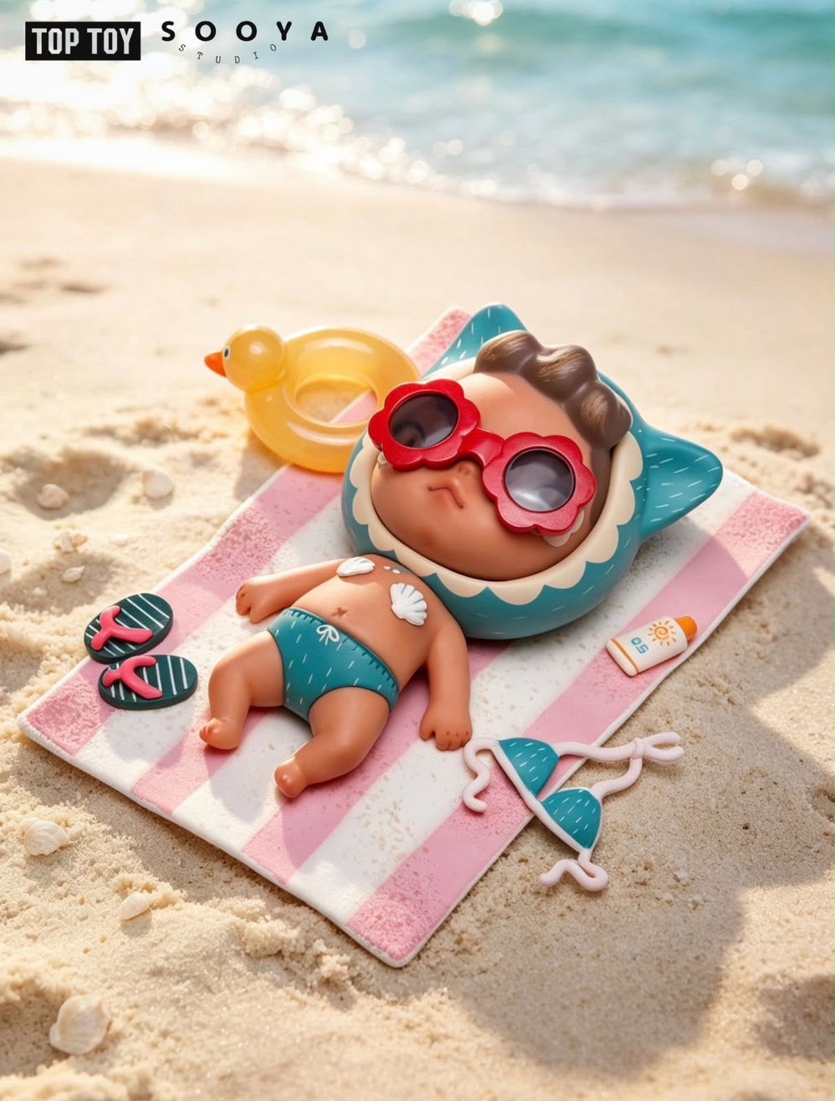 (Pre-Order) Sooya Beach Holiday Ban Figure Pop‑up Limited Blind Box