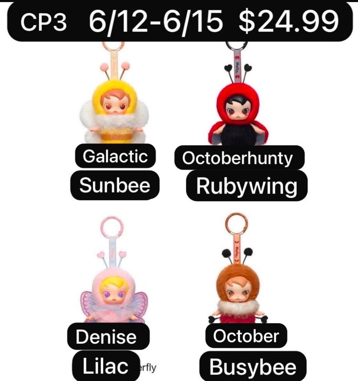 (Pre-Order)Molly Buggy Roam Plush Series Blind Box