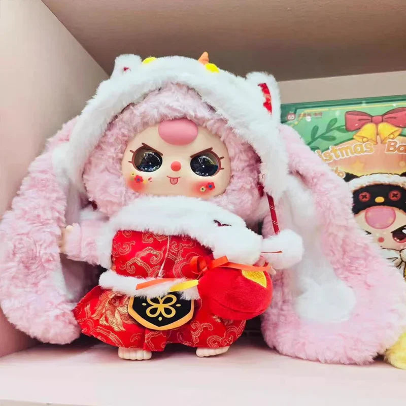 Baby Three CNY Bunny 400% Limited Version Plush Blind Box