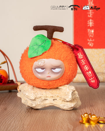 SLEEPLESS GRUMPIPI New Year Plush Blind Box Keychain