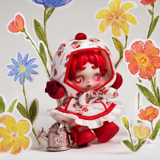 (Pre-Order)SKULLPANDA Amid Flowers Plush Doll Pendant