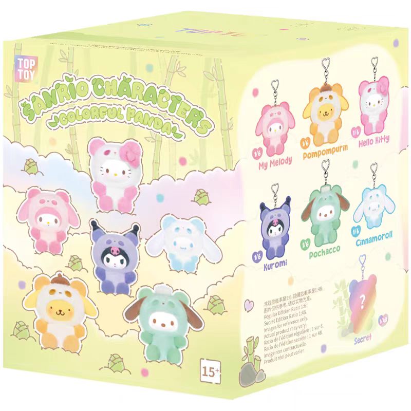 Sanrio Panda Roll Vinyl Flock Blind Box