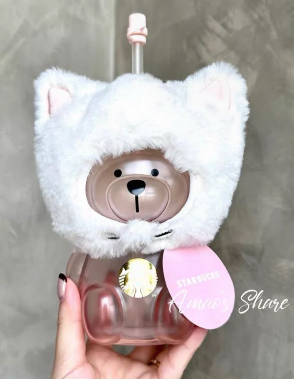 (Pre-Order)Starbuck Dessert House Bear Cup