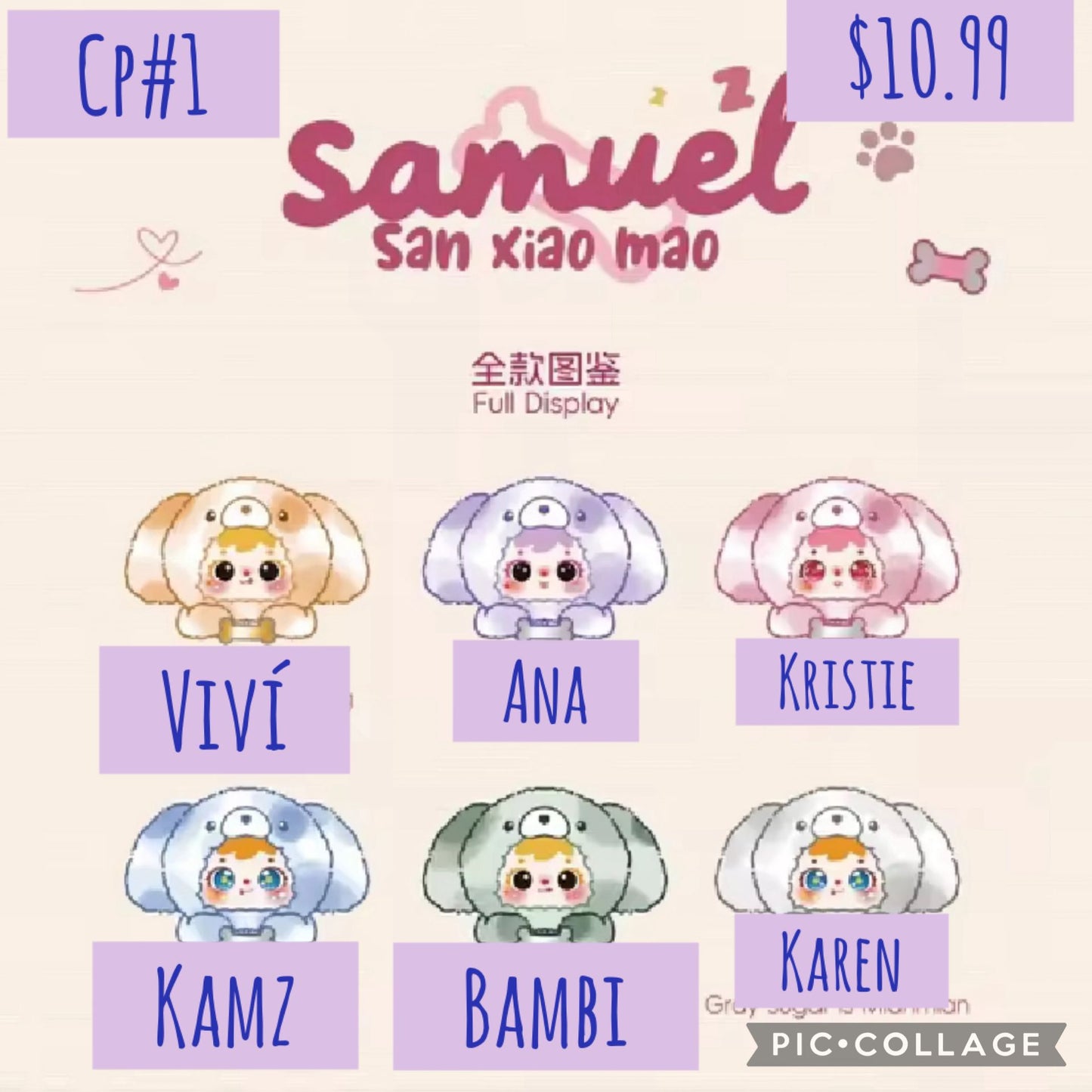 Samuel Tyke Puppy Be Good Series Blind Box