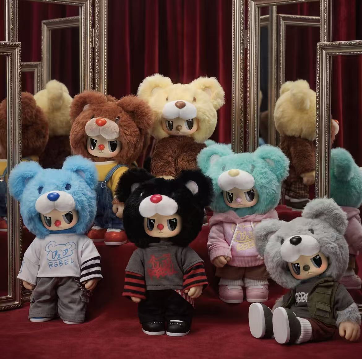 Rebel Bear Street Series Vinyl Plush Blind Box