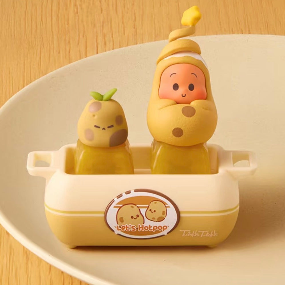 (Pre-Order) Pop Mart · Pop Bean "Happy Hotpot" Series – Stress-Relieving Hotpot Keycap Blind Box