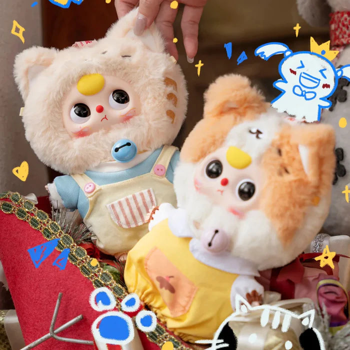Baby Three Cat Wardrobe Plush Series Blind Box