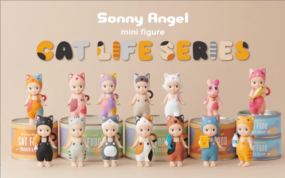 Sonny Angel Cat Life Series - Original Mini Figure, Limited Edition - 1 Sealed Blind Box