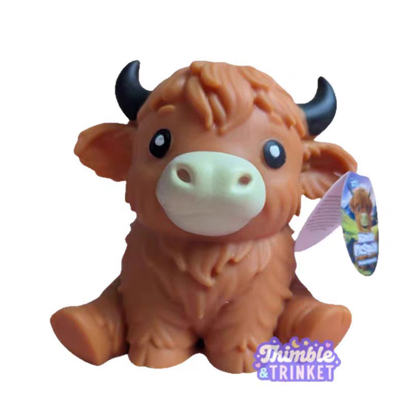 Highland Cow TPR Squishy