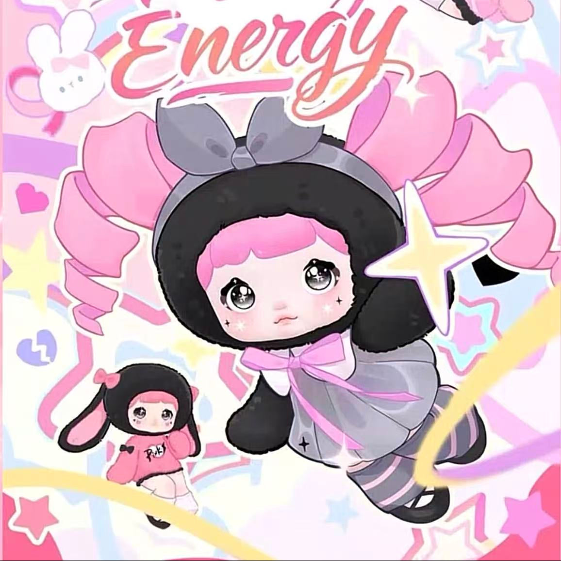 Nommi Pink Energy Plush Blind Box Pande One nommi-pink-energy-plush-blind-box-pande-one