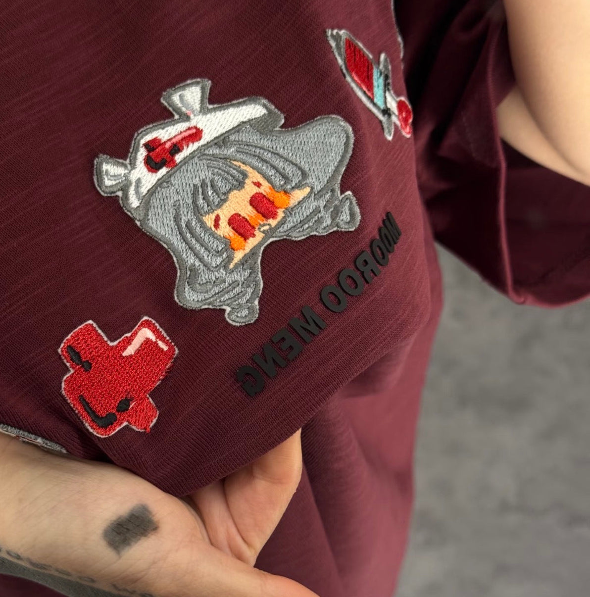 (Pre-Order) Sauce Sauce Summer New Bamboo Cotton Deep
Red Pure Cotton Crew Neck Short Sleeve T-Shirt[/INST] Sauce Sauce Summer New Bamboo Cotton Deep Red Pure Cotton Crew Neck Short Sleeve T-Shirt[/INST] Sauce Sauce Summer New Bamboo Cotton Deep Red Pure