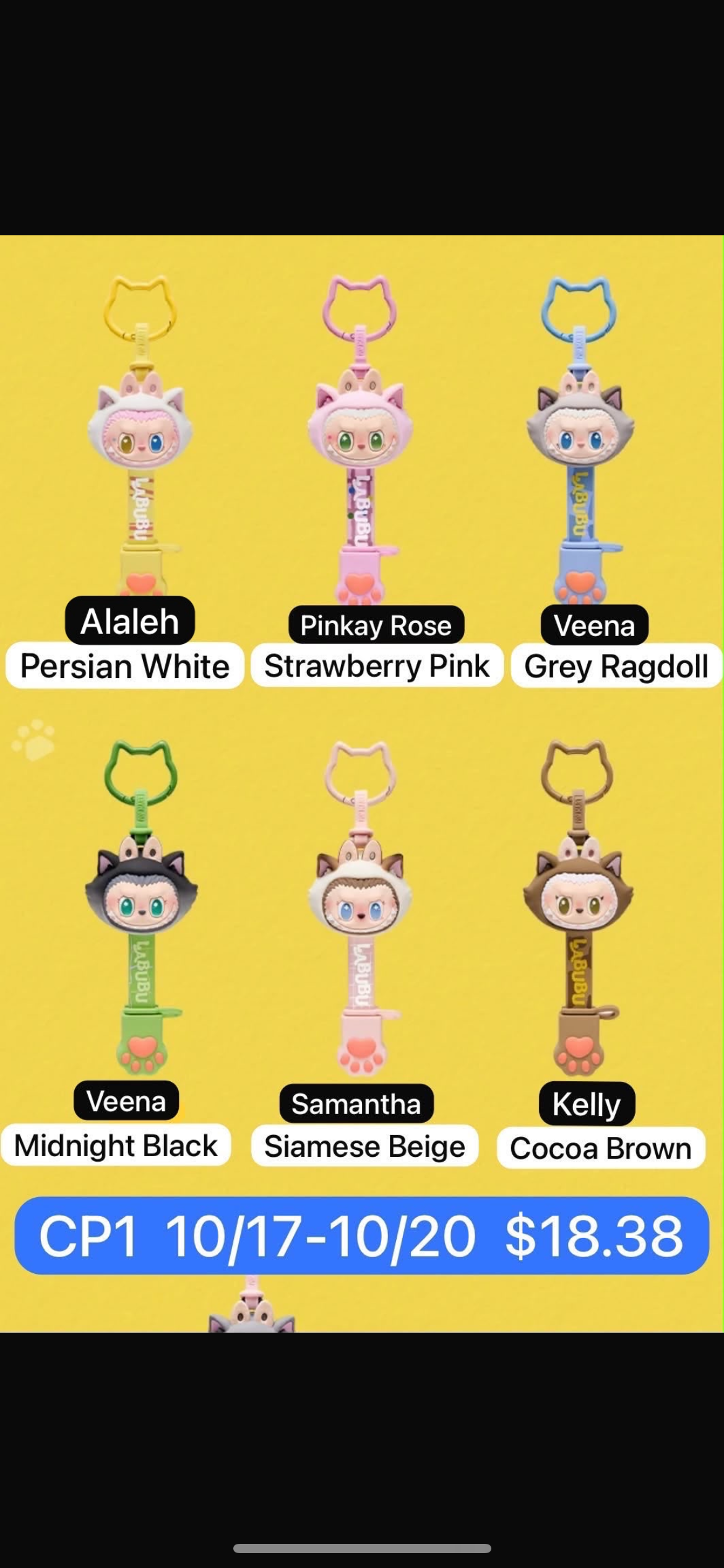 PPMT THE MONSTERS CAT MODE ON SERIES Data Cable Blind Box