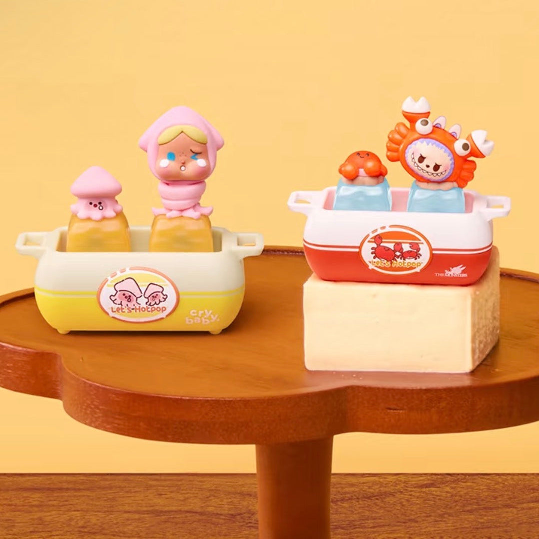(Pre-Order) Pop Mart · Pop Bean "Happy Hotpot" Series – Stress-Relieving Hotpot Keycap Blind Box