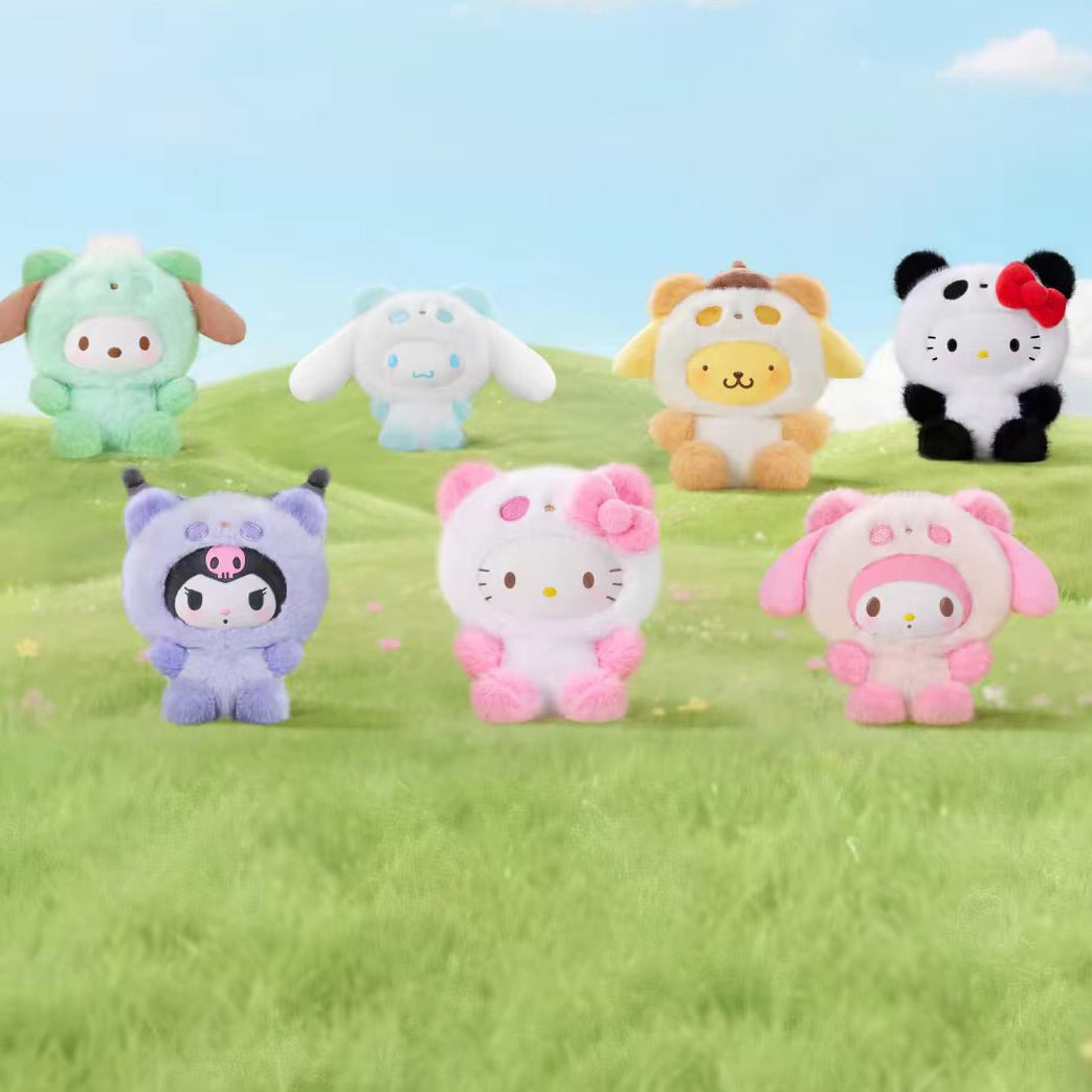 Sanrio Panda Roll Vinyl Flock Blind Box