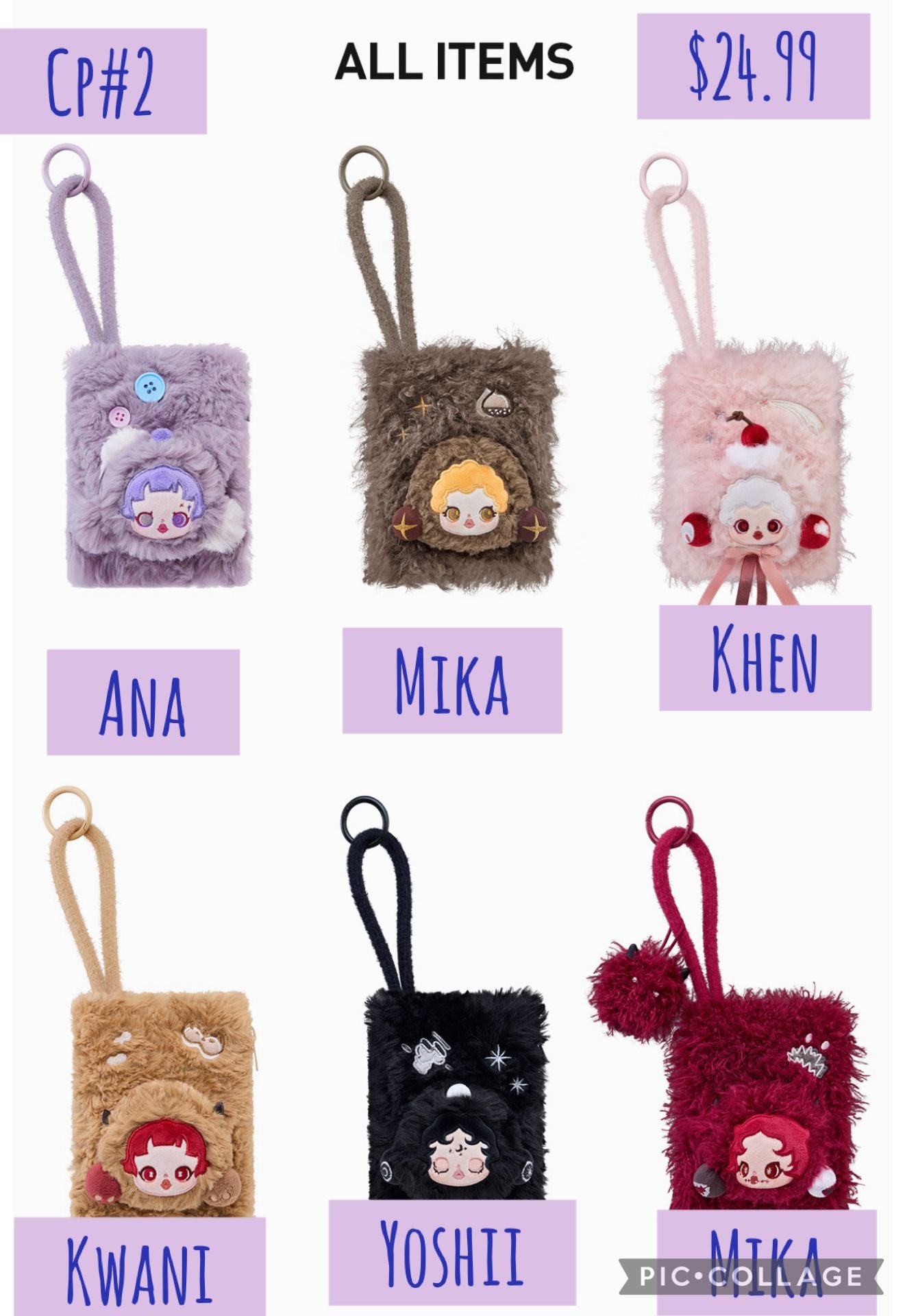 SKULLPANDA You Found Me！Series Plush Mini Bag