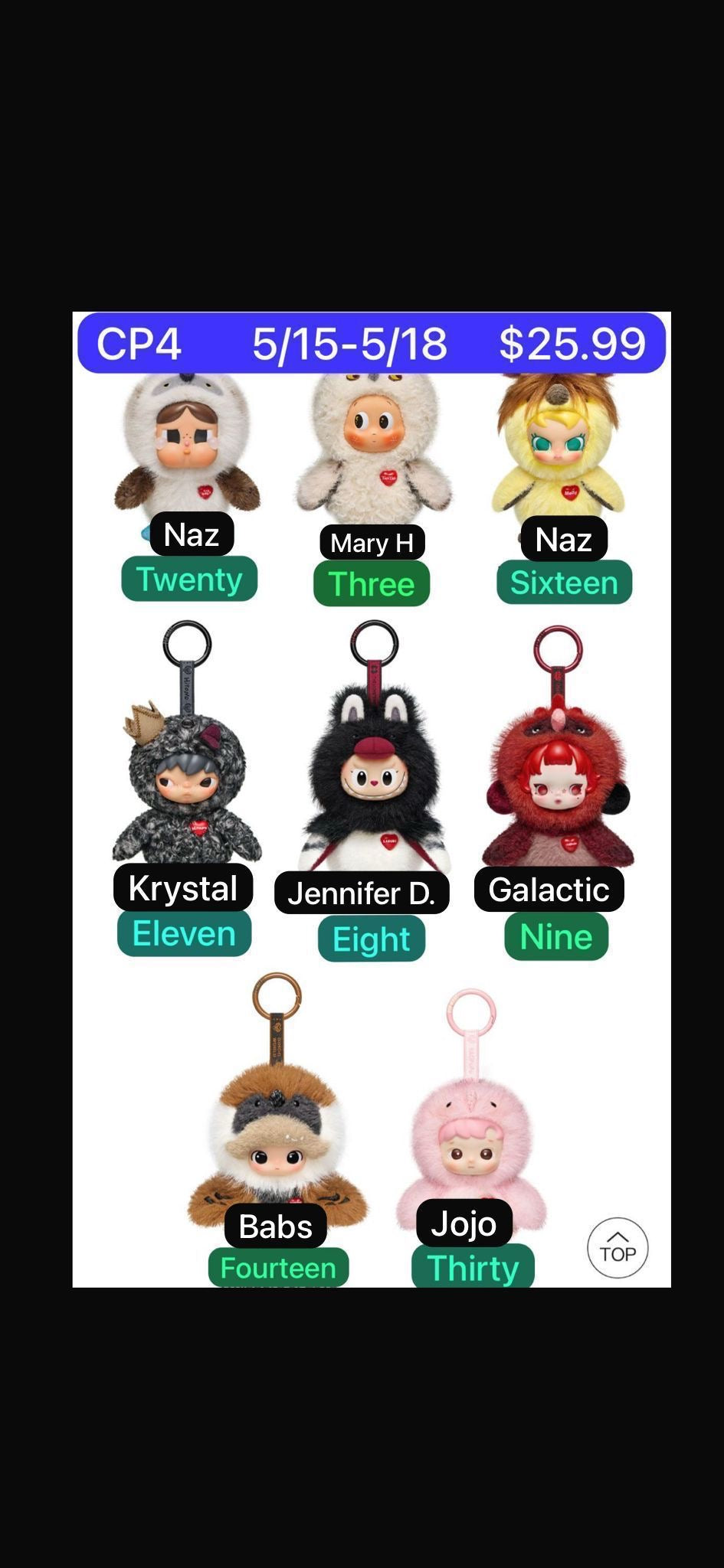 (Pre-Order)POP MART Dear Birds Plush Series Blind Box