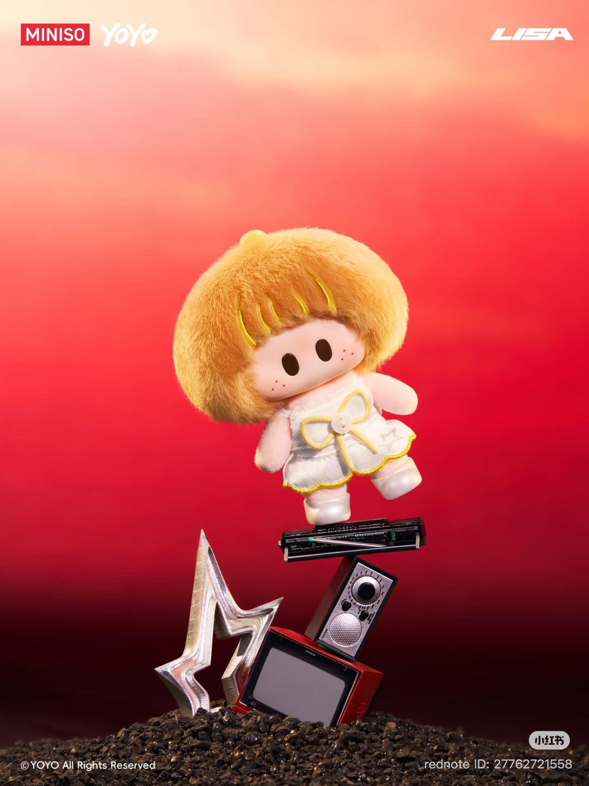 (Pre-Order) Yoyo X Lisa Alter Ego Vinyl Plush Blindbox