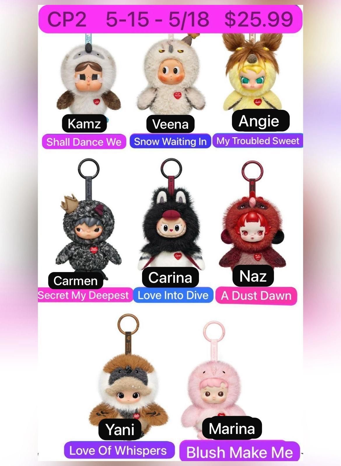 (Pre-Order)POP MART Dear Birds Plush Series Blind Box