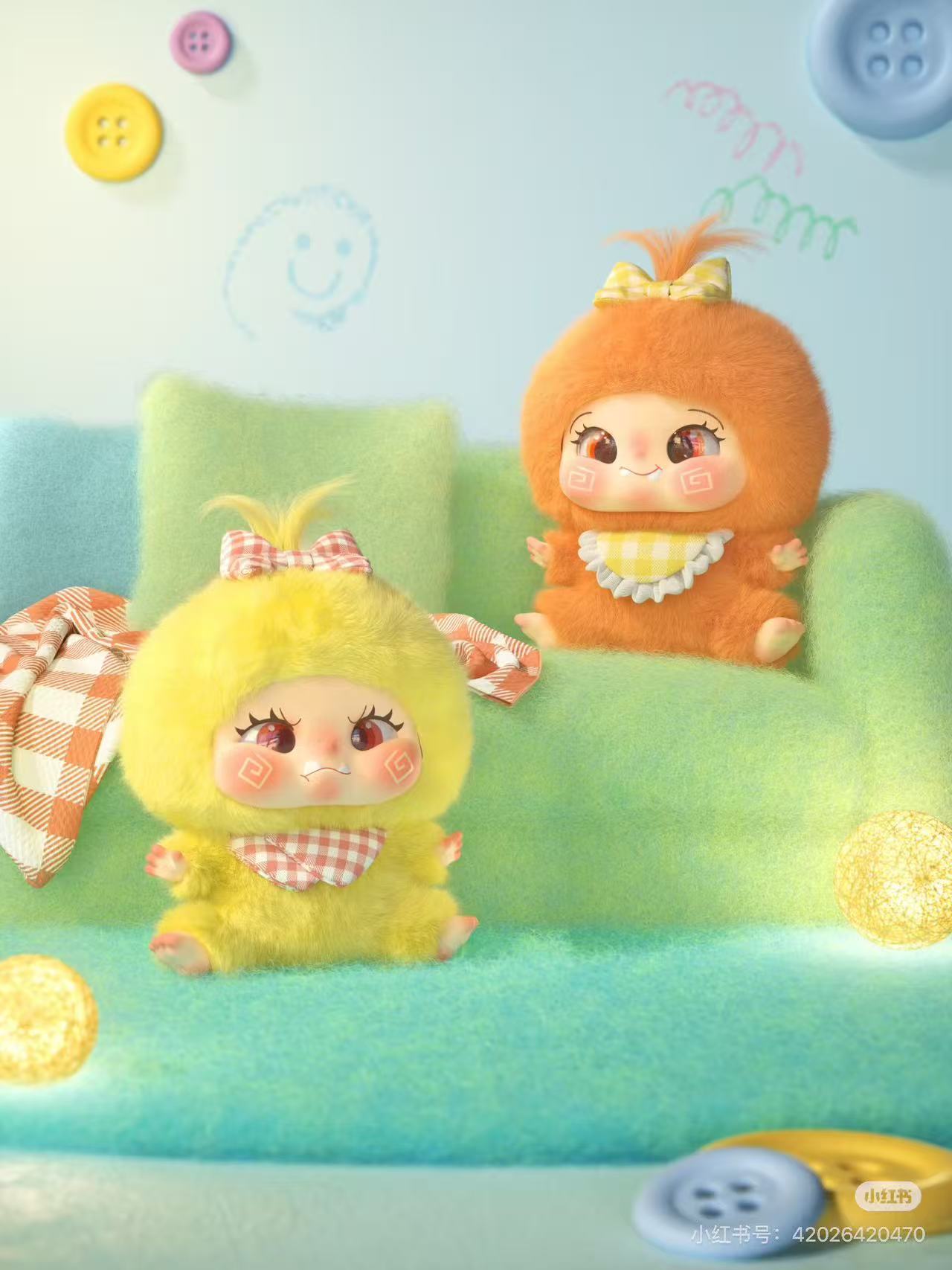 DABUKIKI Cutie Pie Series Plush Blind Box