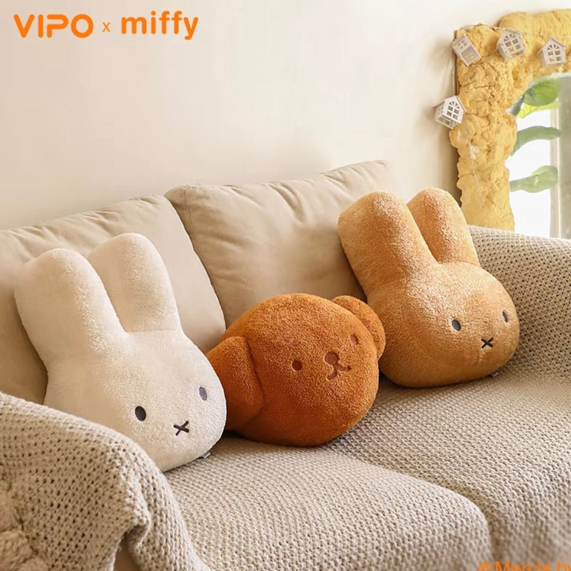 (Pre-Order) VIPO · Real Miffy Sofa Pillow
