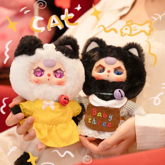 Baby Three Cat Wardrobe Plush Series Blind Box