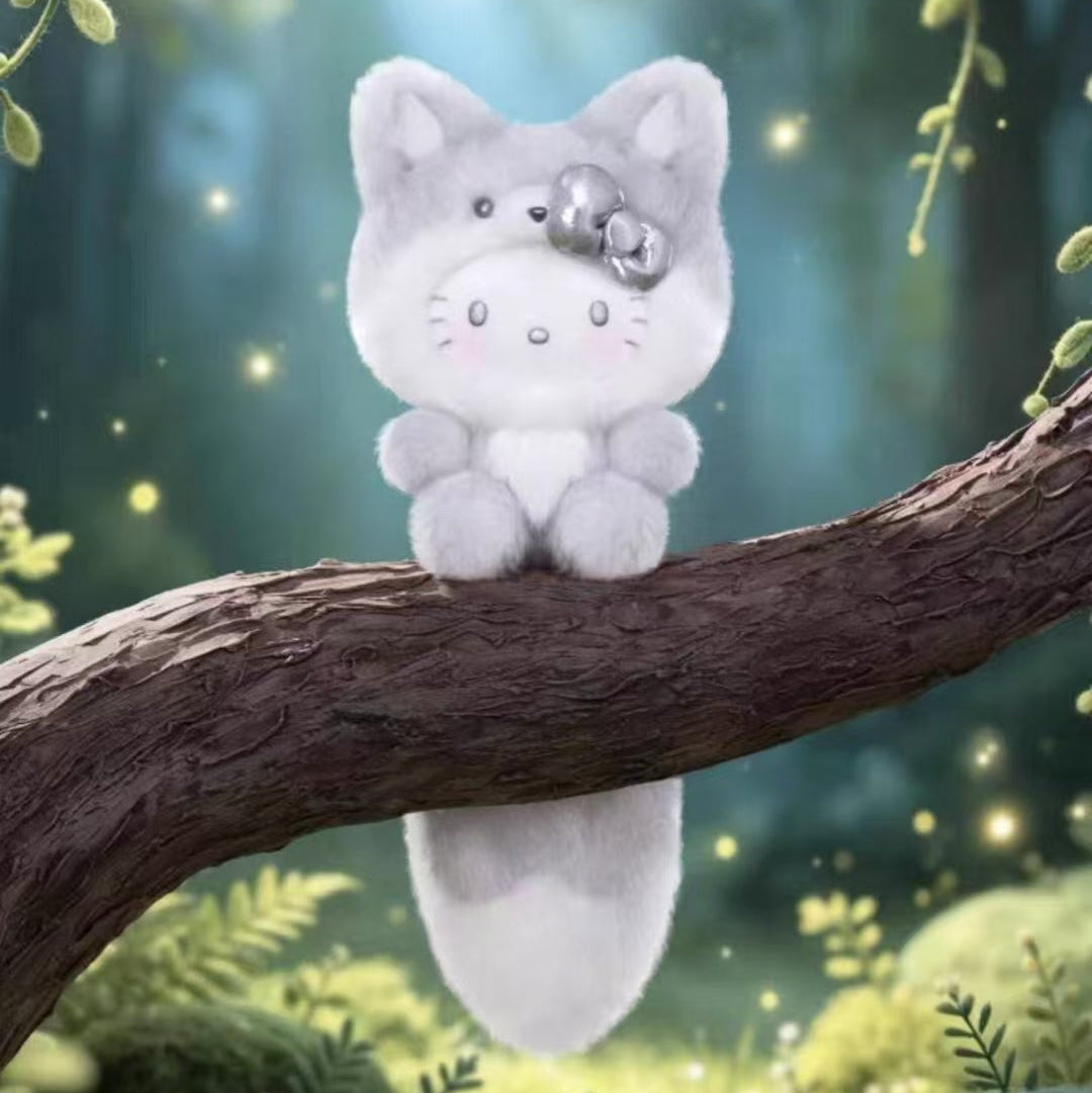 Hello Kitty Forest Animal Plush Keychain Blind Box