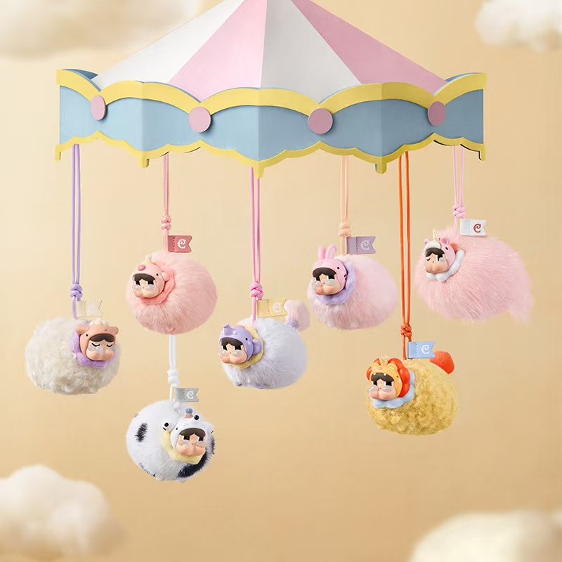 (Pre-Order) CRYBABY Crying Round n Round Series Scented Fluffy Ball Charm Blind Box