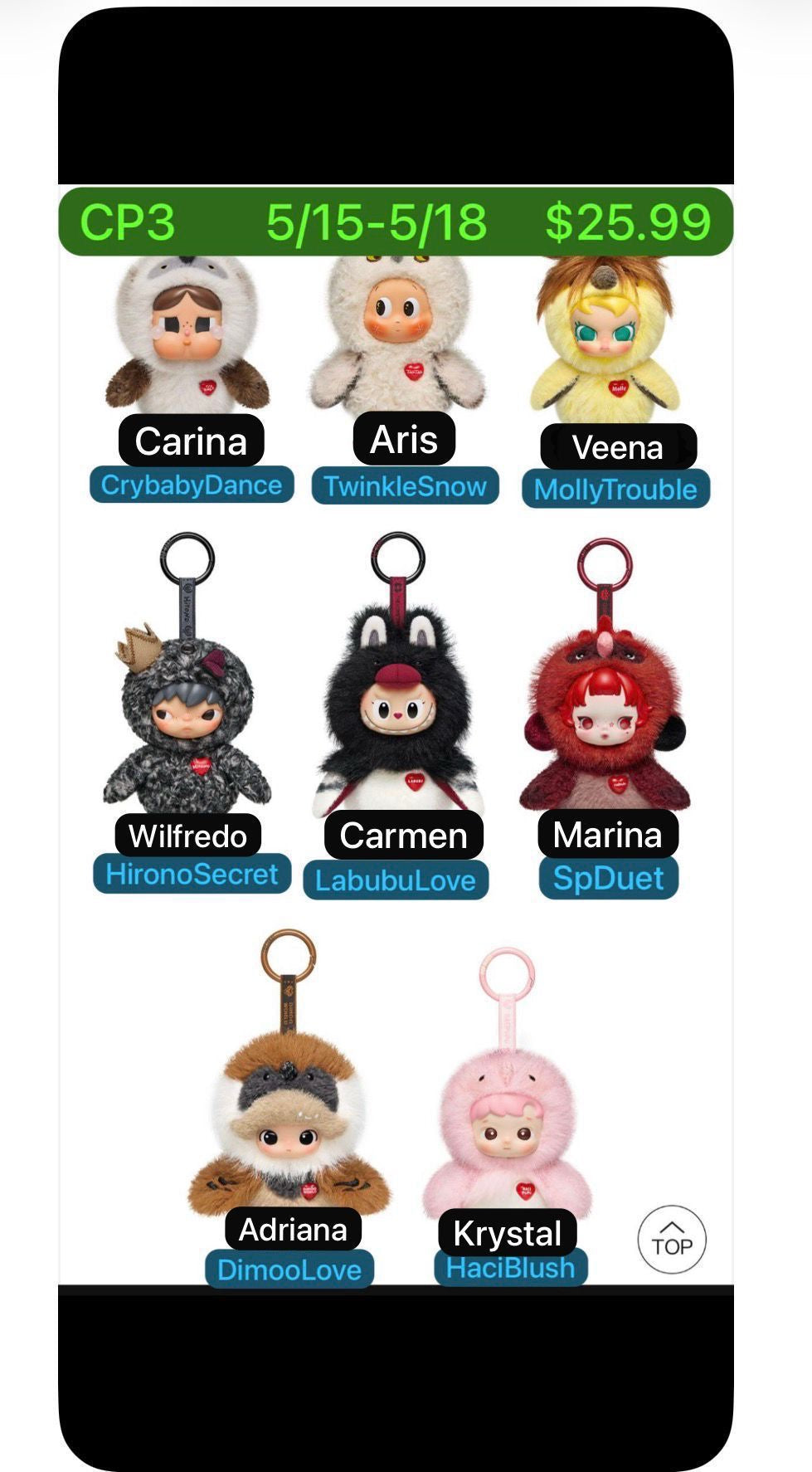 (Pre-Order)POP MART Dear Birds Plush Series Blind Box